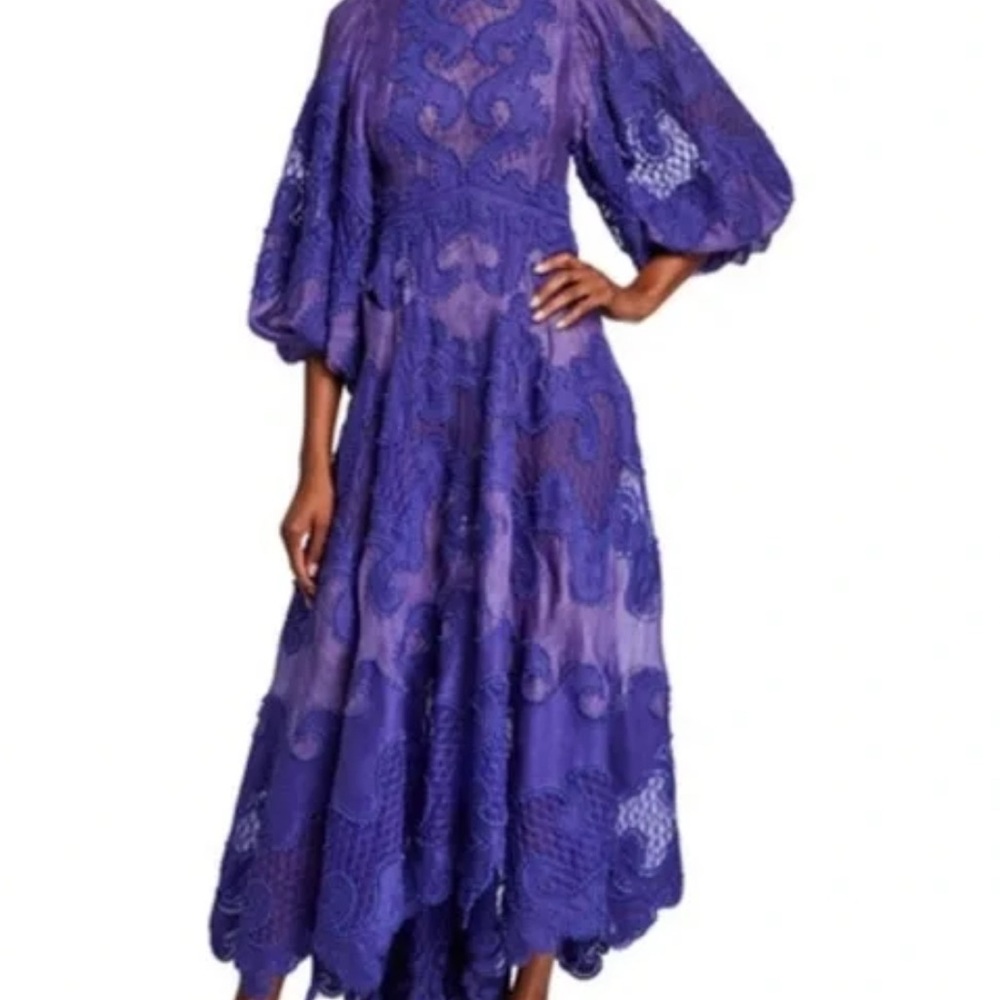ZIMMERMANN Brightside Knot Embroidered Gown - Picture 6 of 6